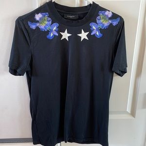Givenchy purple iris and star graphic T-shirt